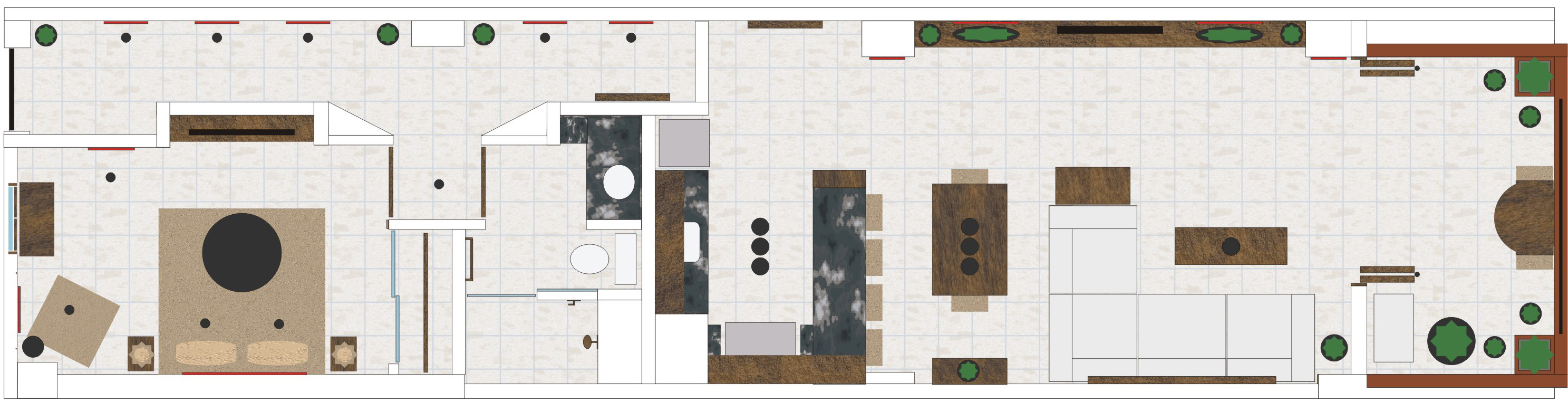 Floor Plan of the unit.